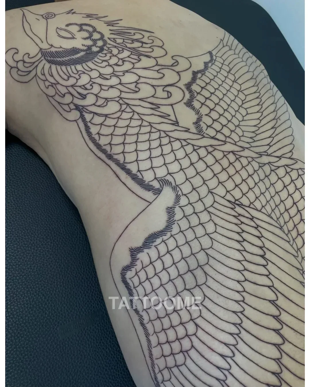 이레즈미 봉황라인 - muguntattoo
