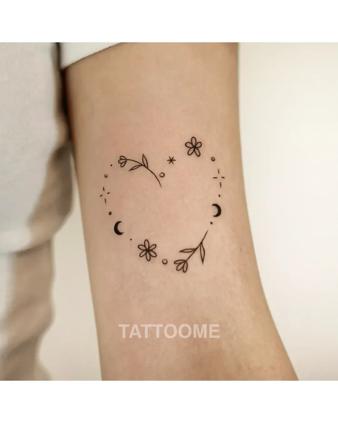 라인워크 하트 - tattooer_oom