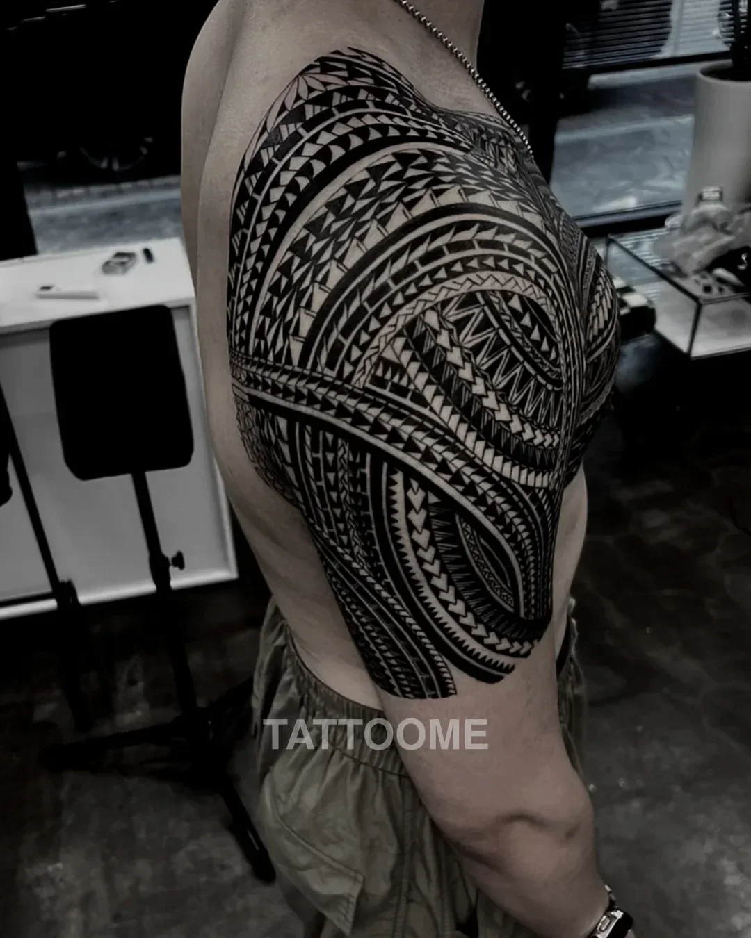 폴리네시안 가슴반팔3 - tattooer_wrath 5