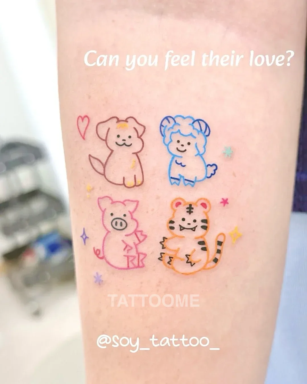 감성타투 가족 띠 - soy_tattoo_