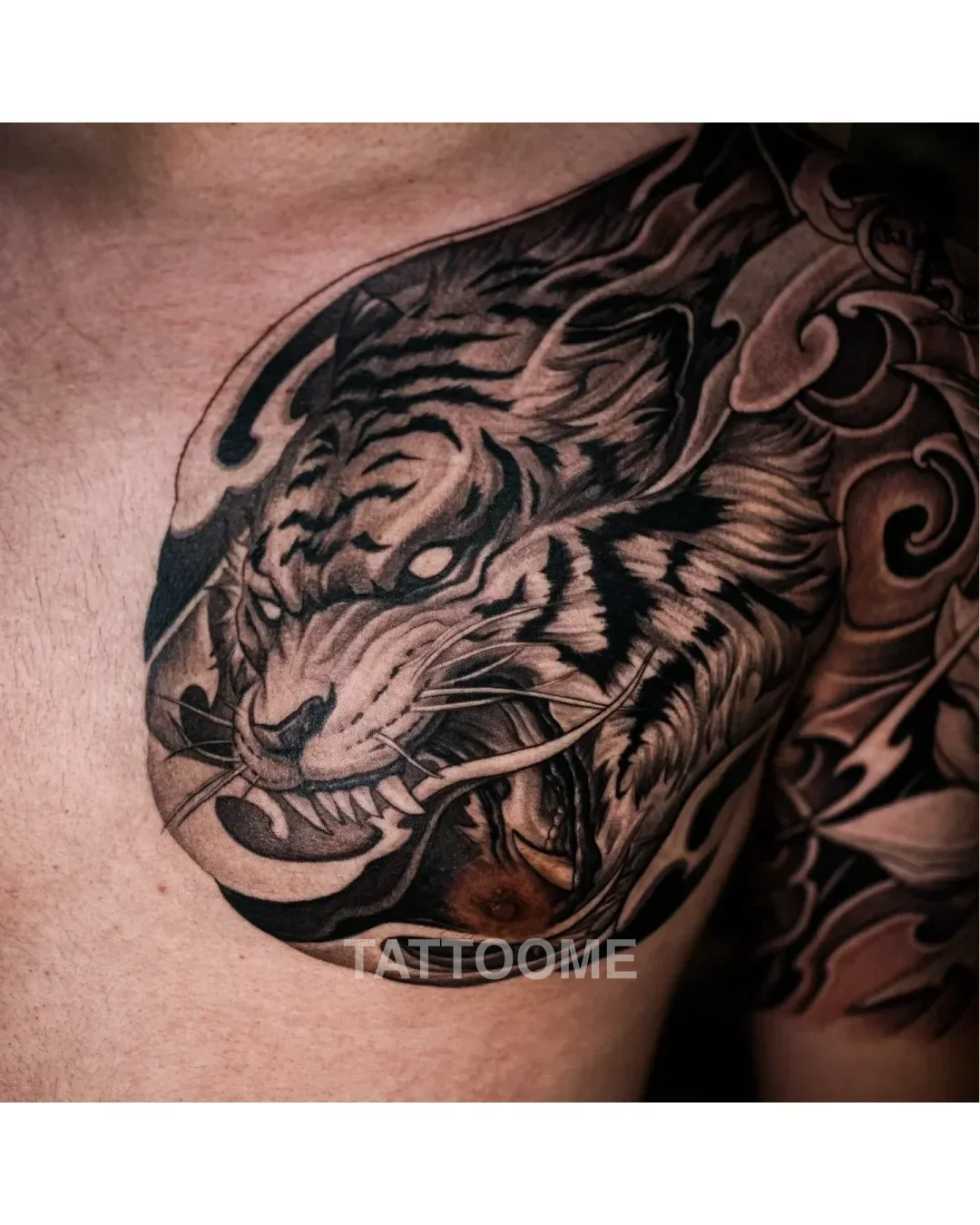 블랙앤그레이 호랑이3 - tattooer__u