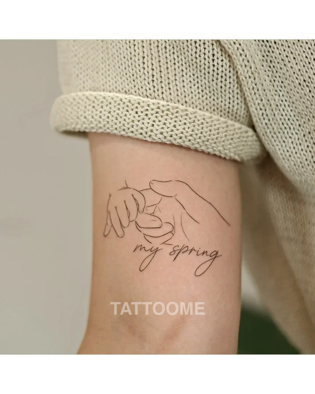 라인워크 악수 - tattooer_oom