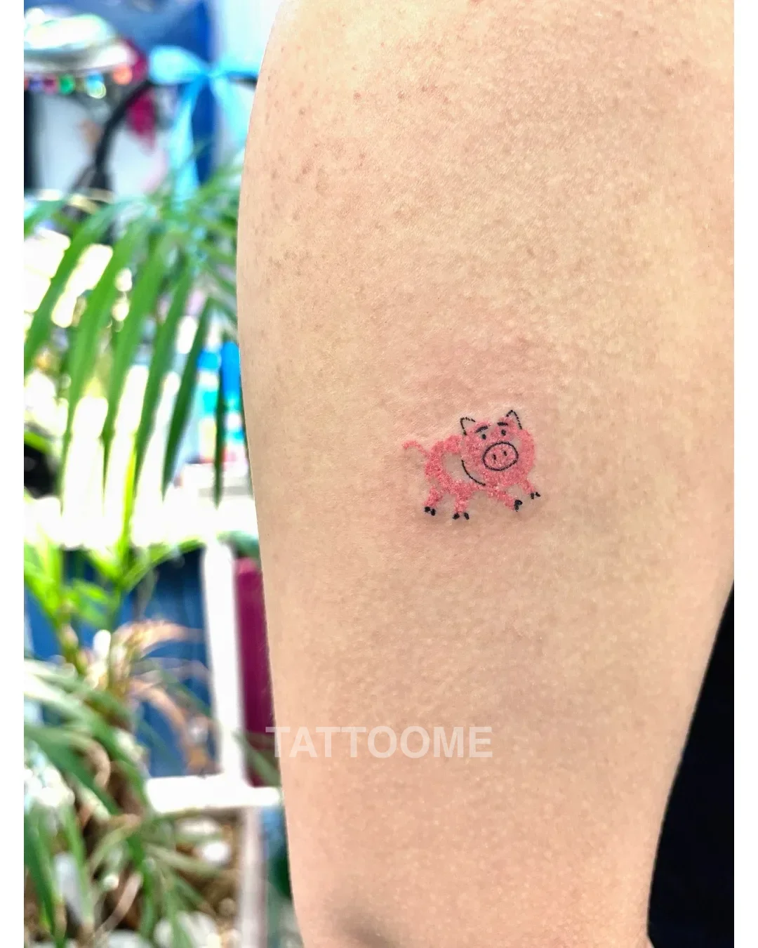 미니타투 돼지 - ddalgi_tattoo