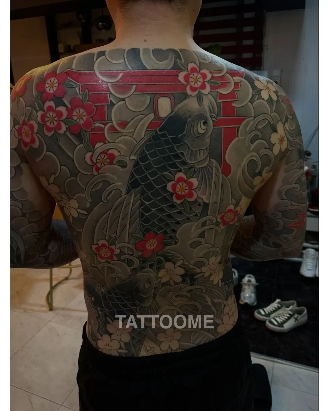 이레즈미 등판 - kyaya_tattoo 5