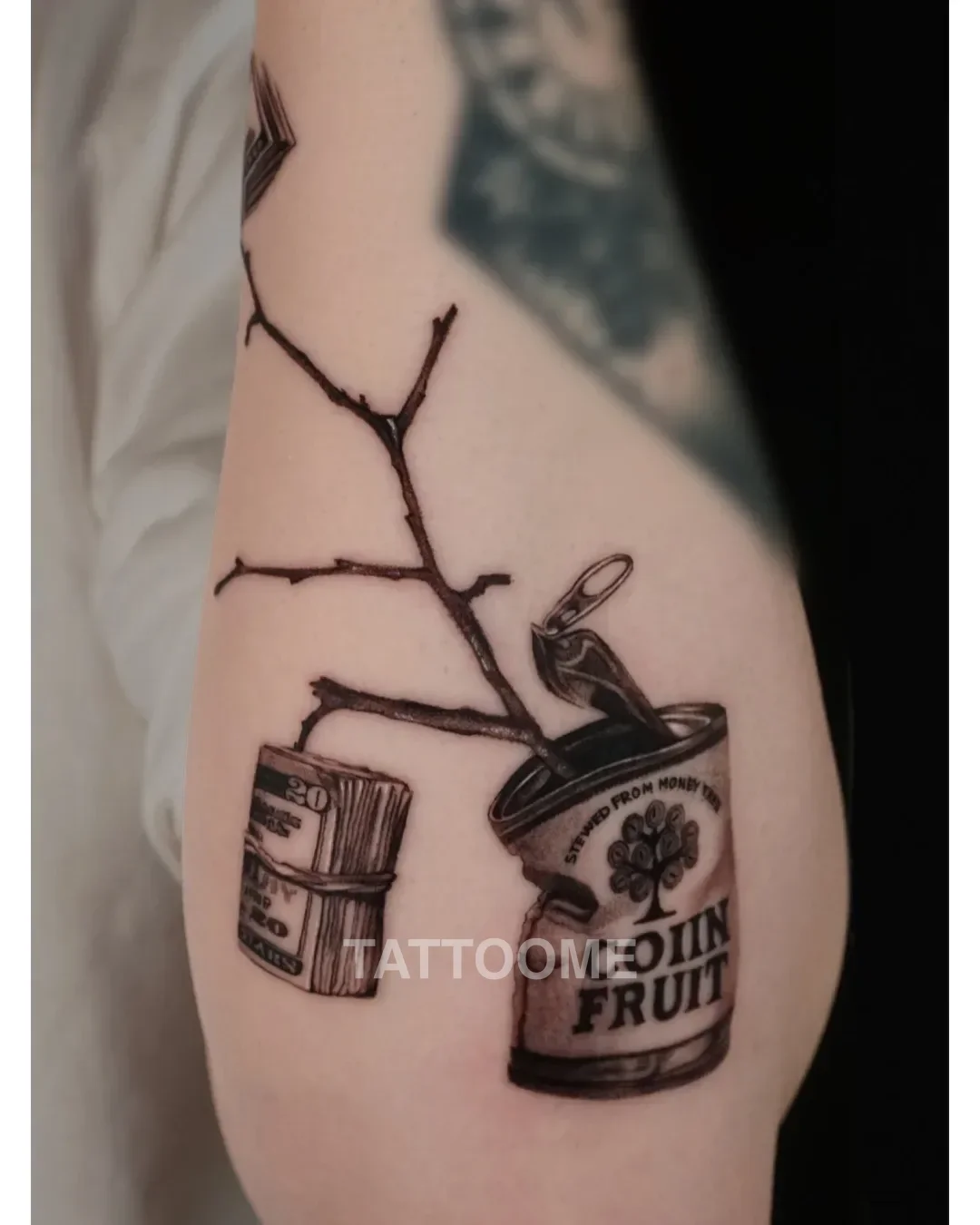 블랙워크 통조림 - 2myeonzi_tattoo