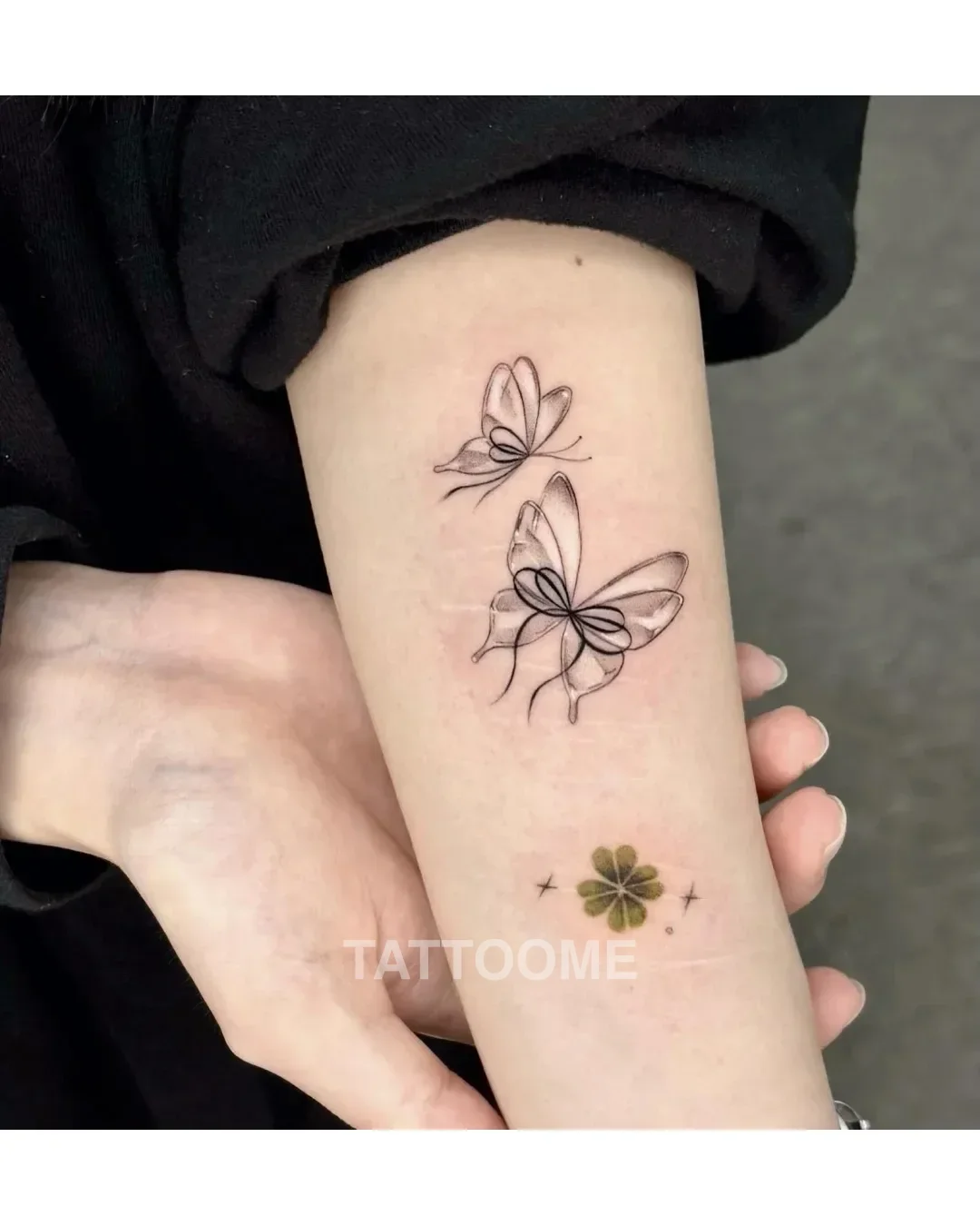 감성타투 나비2 - nyangwol_tattoo