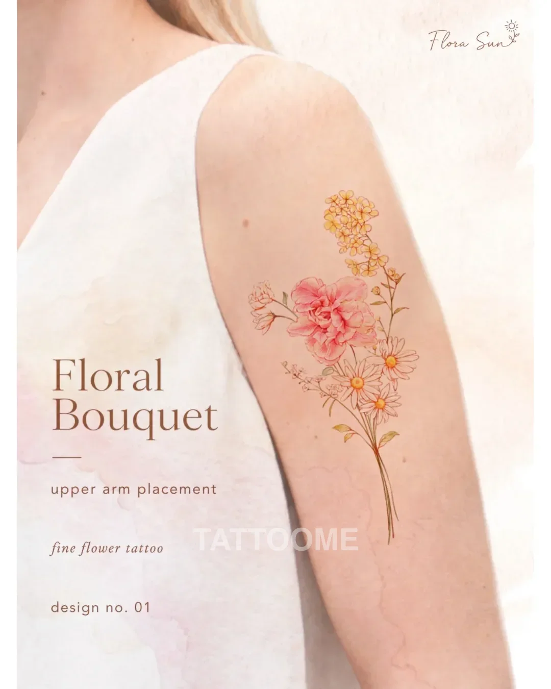감성타투 꽃2 - flora.sun.tattoo