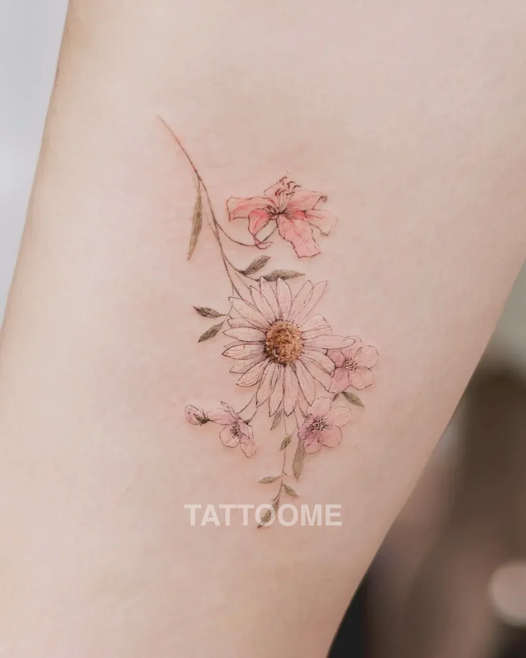 감성타투 꽃3 - matt_tattooist