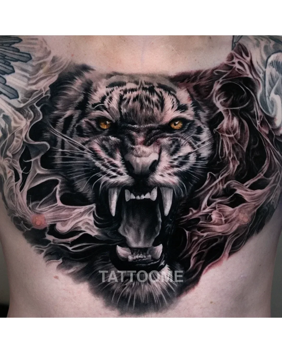리얼리스틱 호랑이 - rimen_tattoo