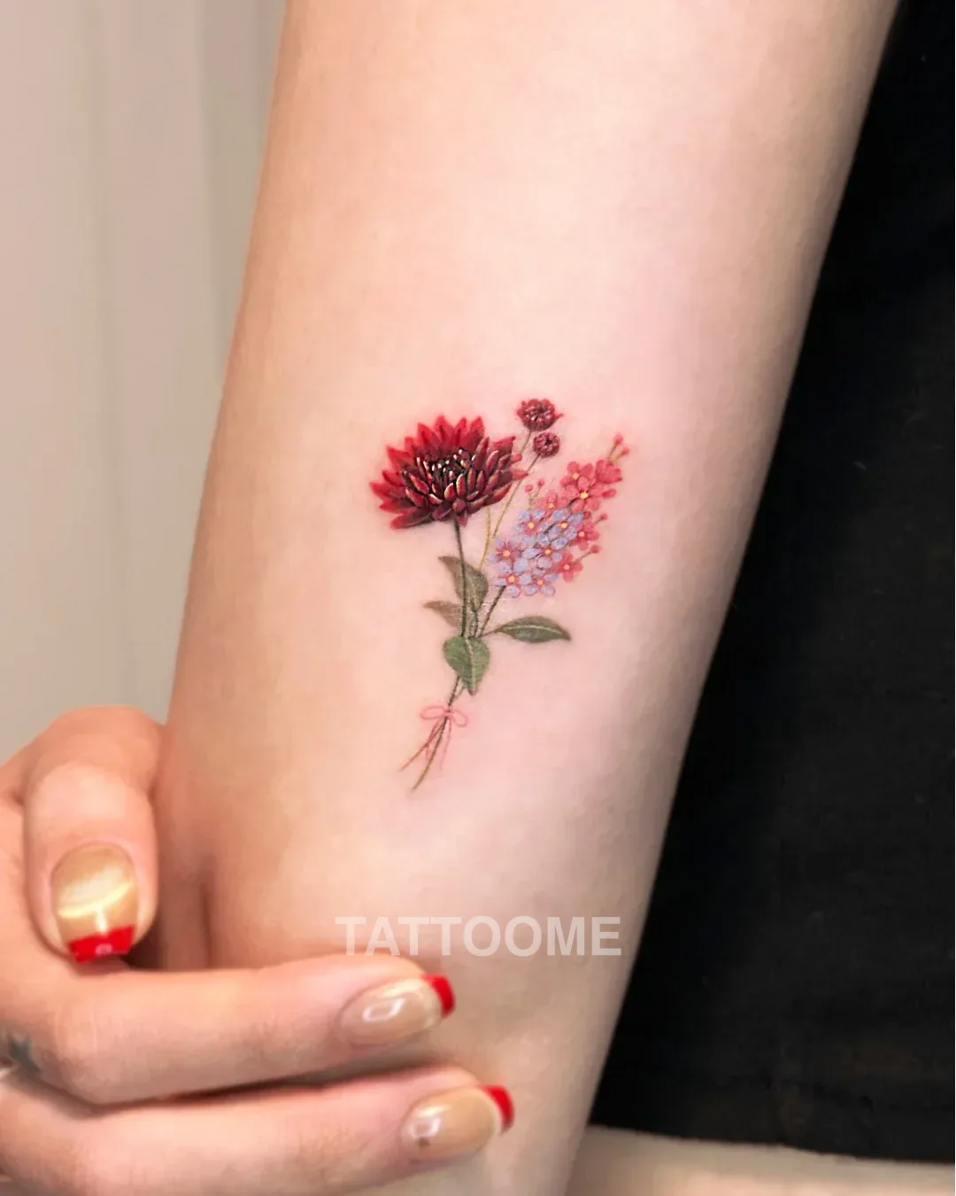 감성타투 꽃1 - flora.sun.tattoo
