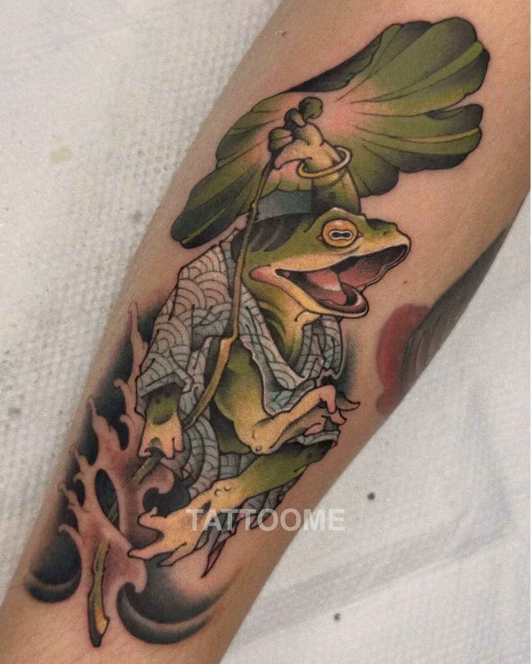 뉴스쿨 개구리 - ryusi_tattooer