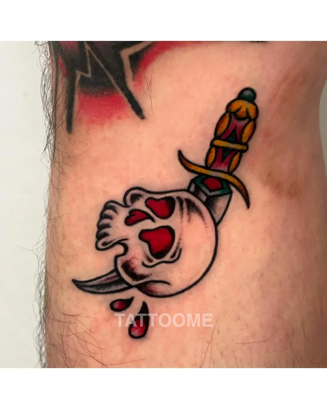 올드스쿨 단검 - tattooer_aruru