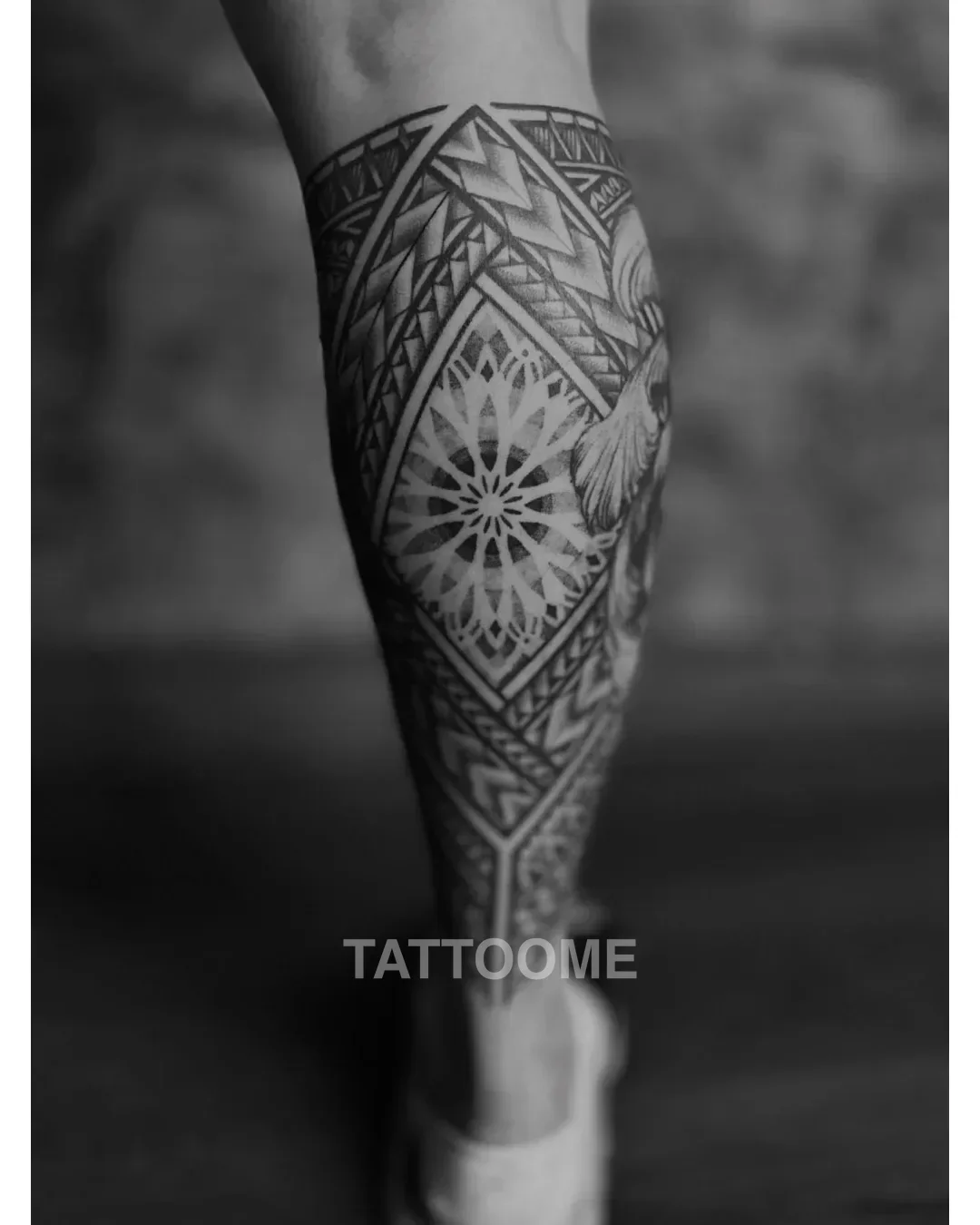 폴리네시안 다리 - g9in_tattoo