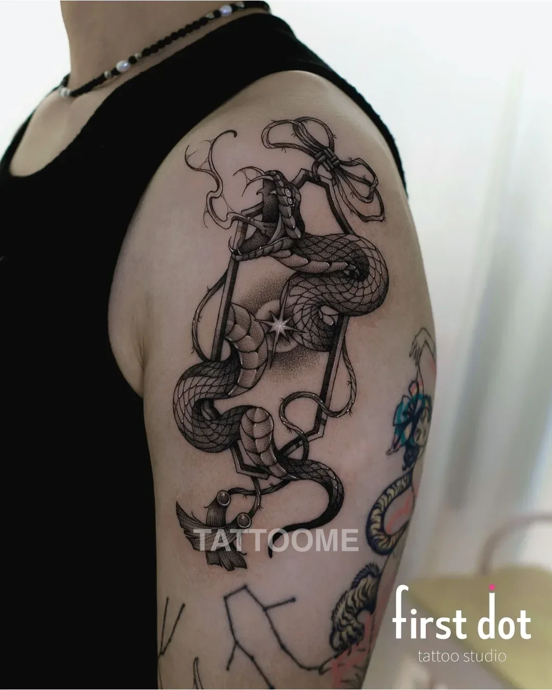 블랙워크 타투 1 - ez_eee_tattoo 1