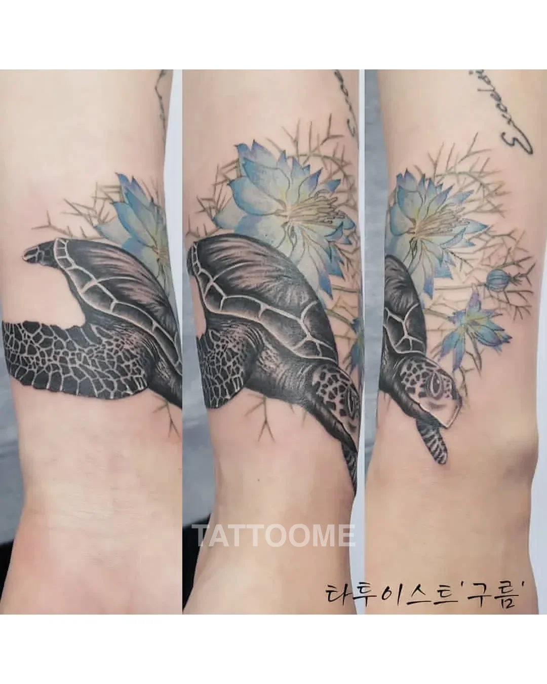 거북이 탄생화타투 - tattooist_gurum_ 6