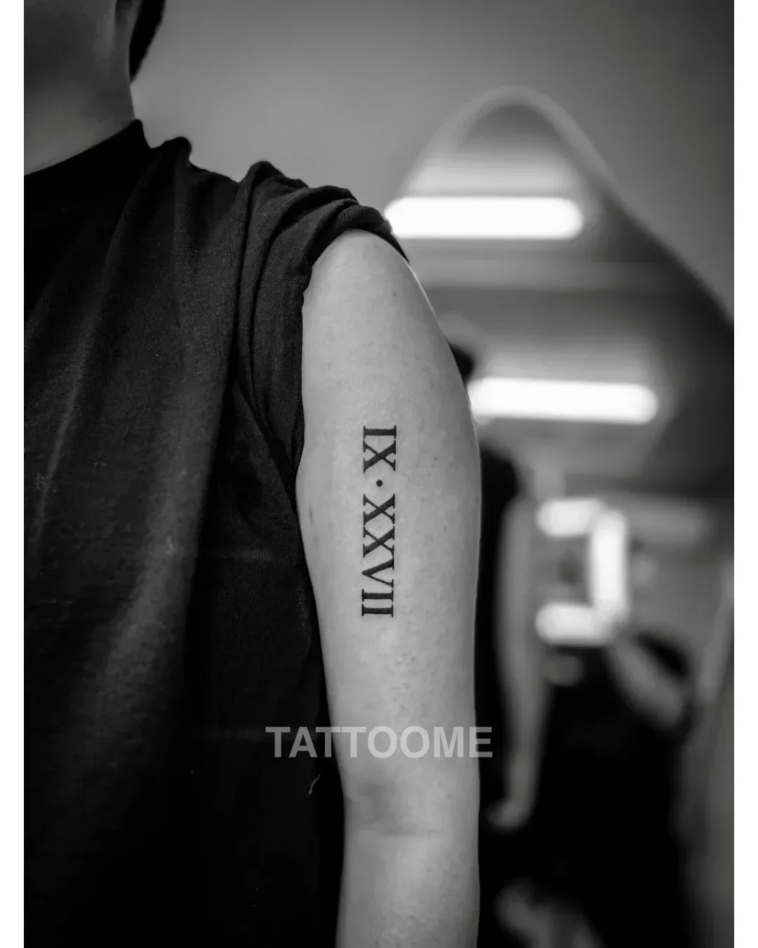 레터링 팔 - _tattoo.haern