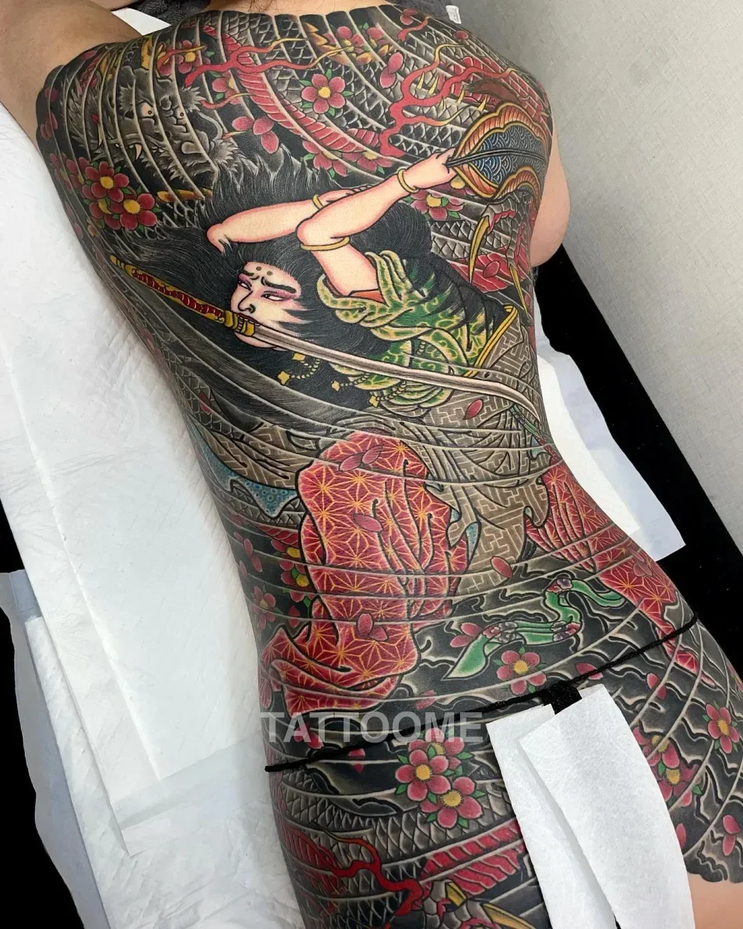 이레즈미 등판1 - jiwon_tattooer