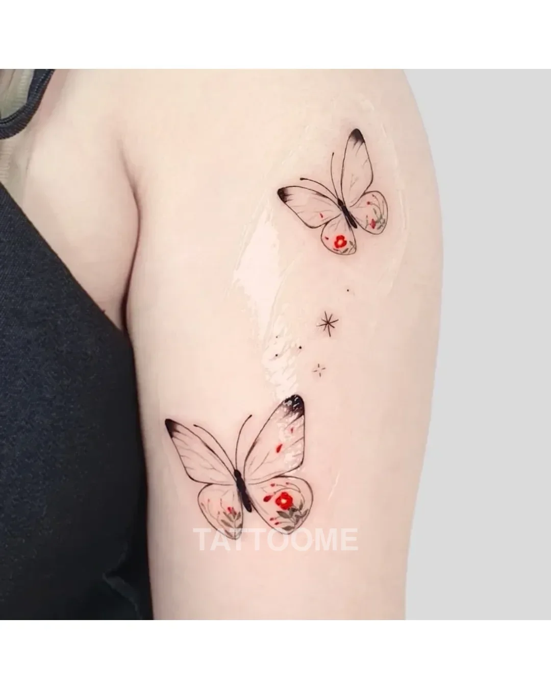감성타투 나비 - ongi_tattoo