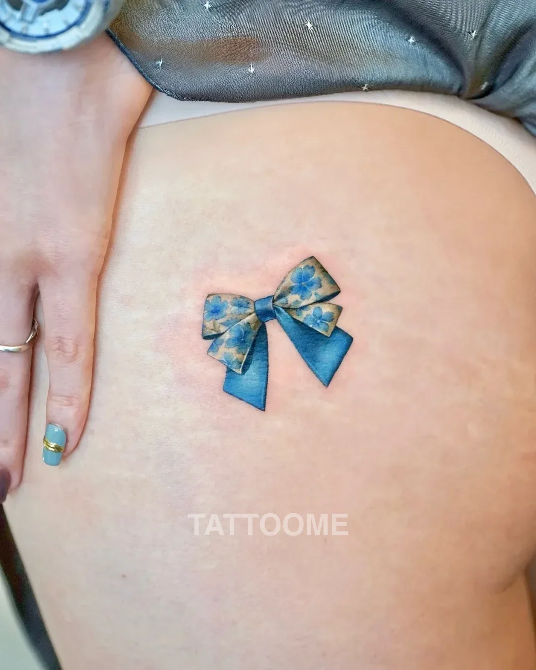 감성타투 리본 - tattooist_suf