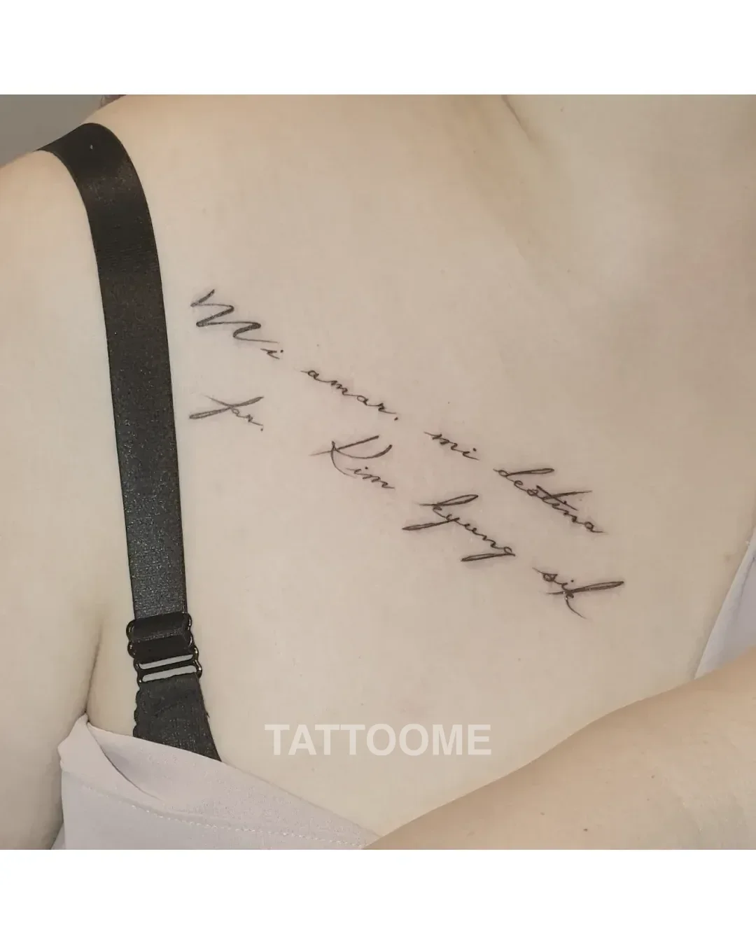 레터링 타투 2 - woongbi_tattoo