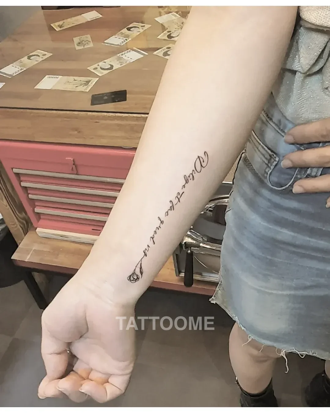 레터링 타투 5 - woongbi_tattoo