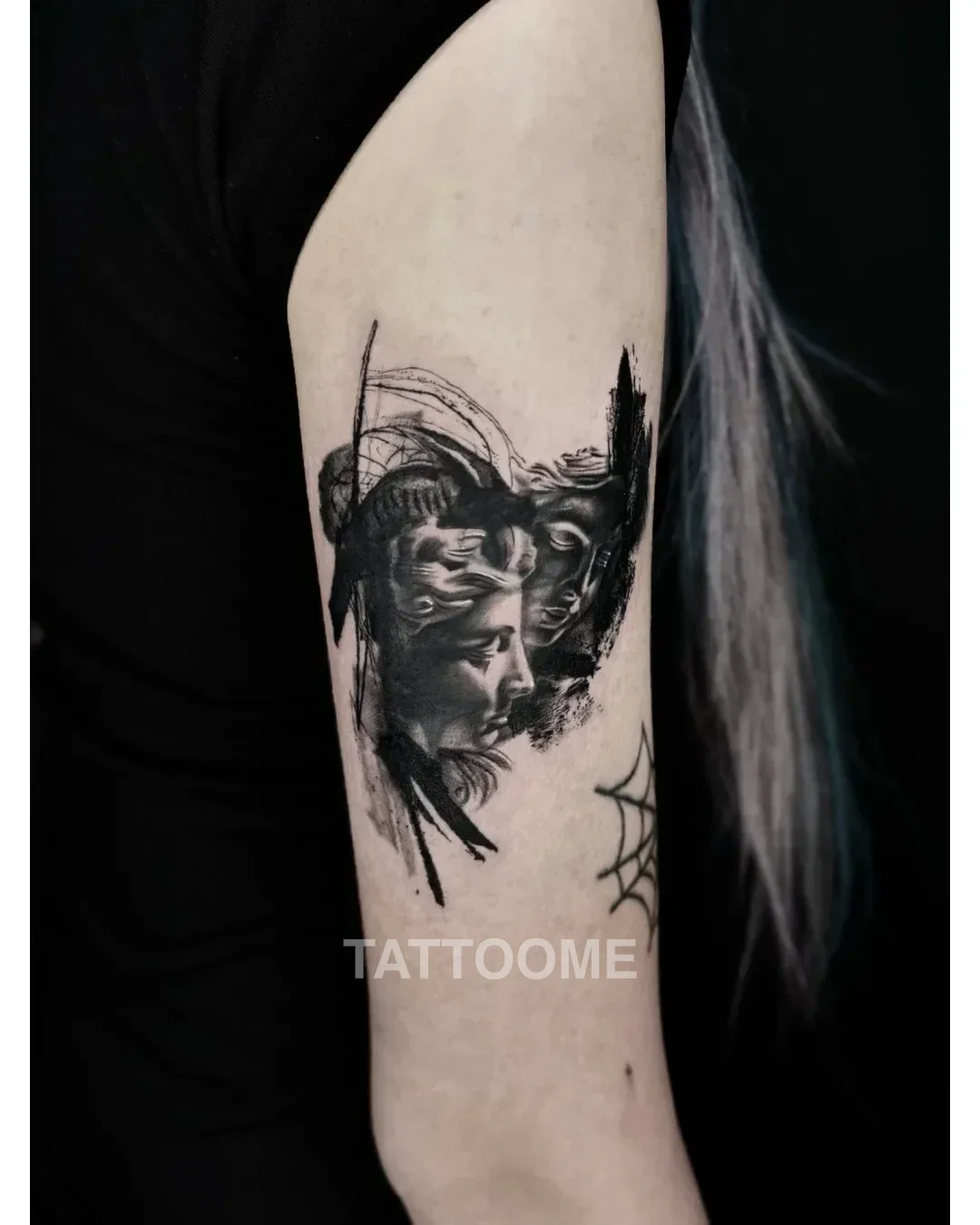 부천타투 커버업 블랙앤그레이 타투 - kiel.tattoo