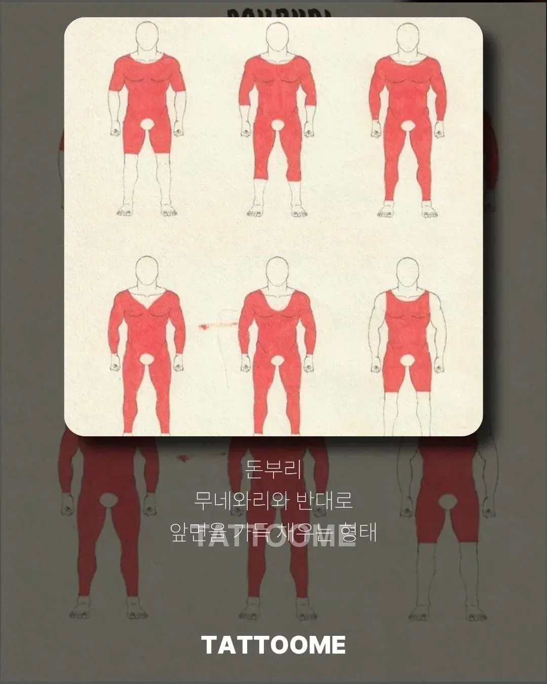 이레즈미 돈부리 형태 — 앞면을 가득 채운 구성