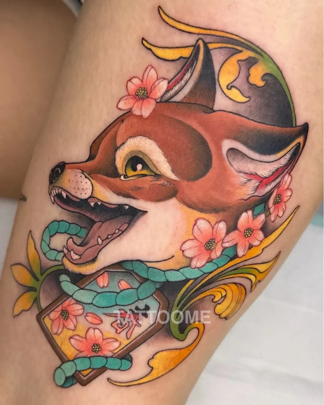 뉴스쿨 여우 - ryusi_tattooer