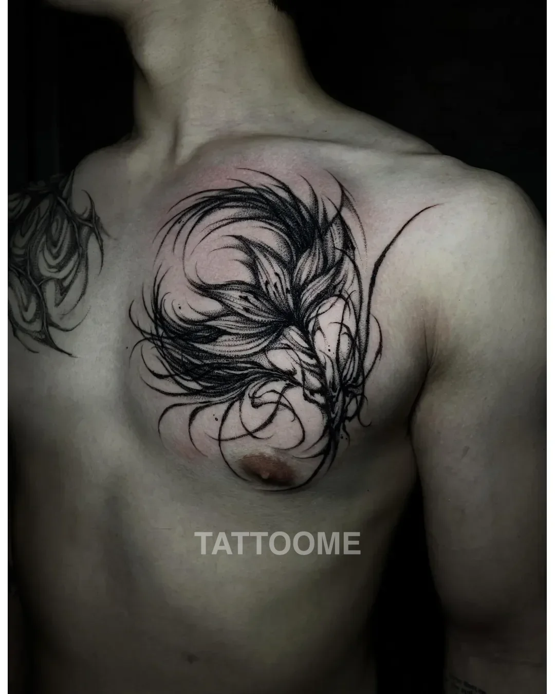 블랙워크 타투 1 - 10in_tattoo