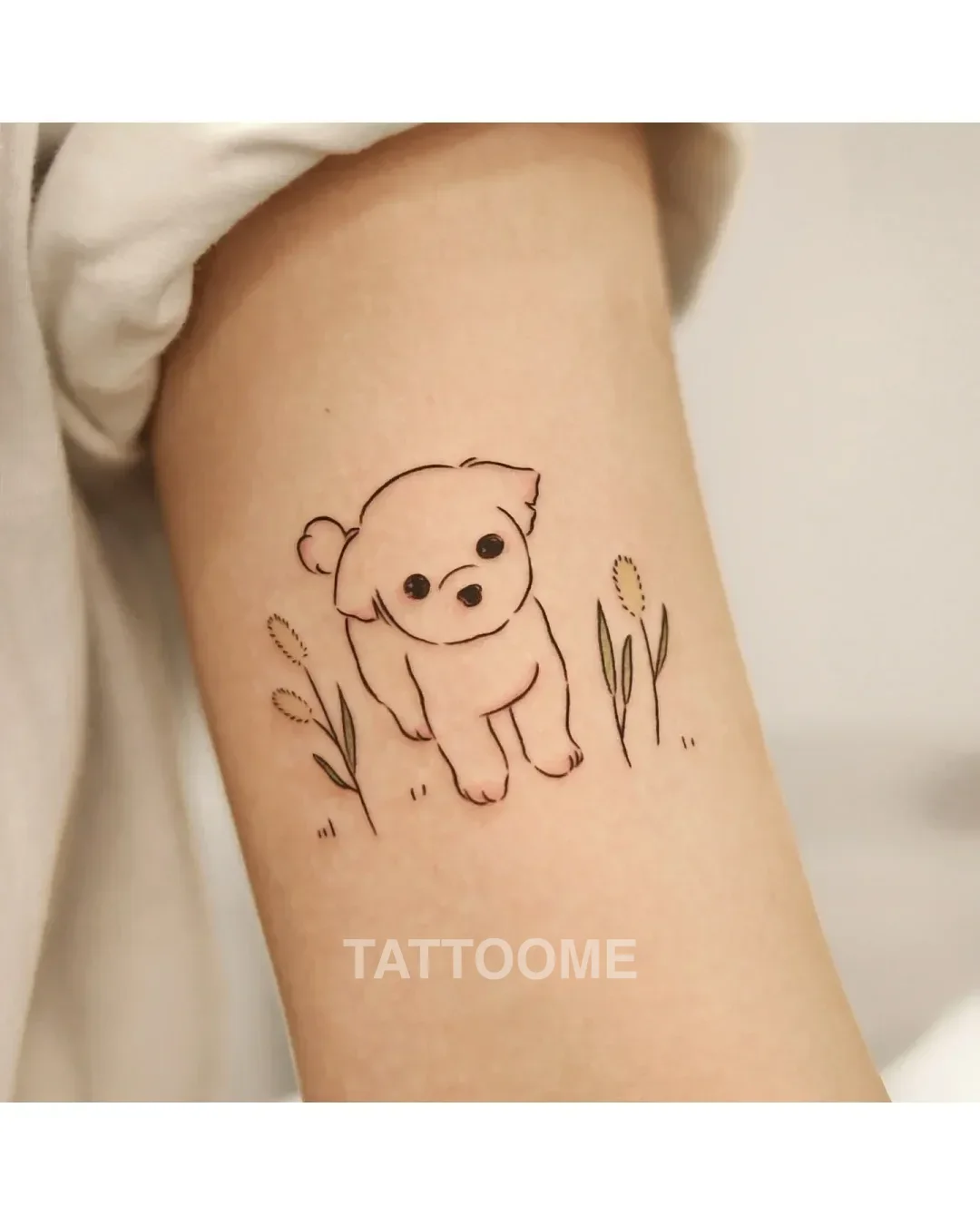 라인워크 반려견 - tattooer_oom
