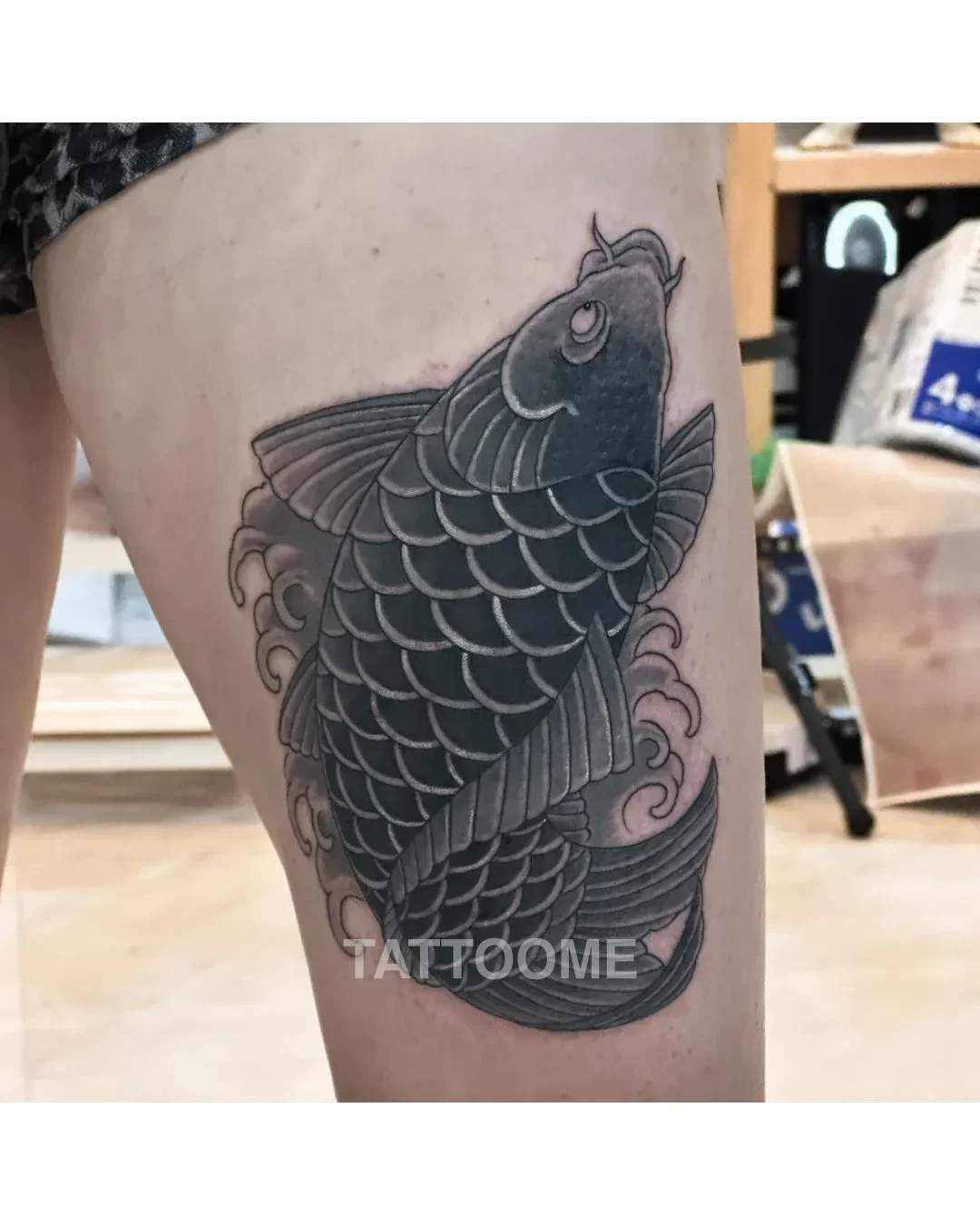 이레즈미 잉어 - kyaya_tattoo 2