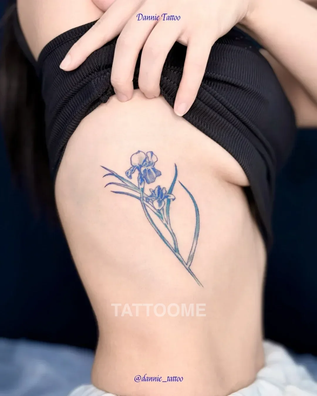 감성타투 꽃2 - dannie_tattoo