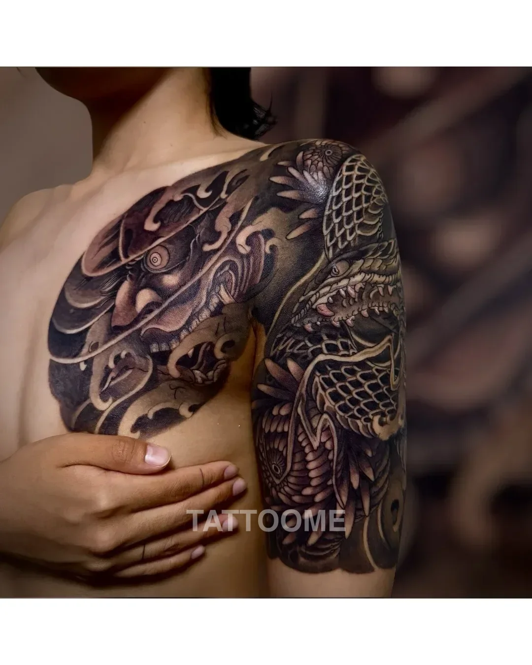 이레즈미 가슴반팔3 - guon_irezumi 5