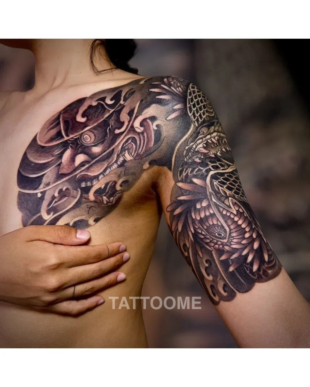 이레즈미 가슴반팔1 - guon_irezumi 1