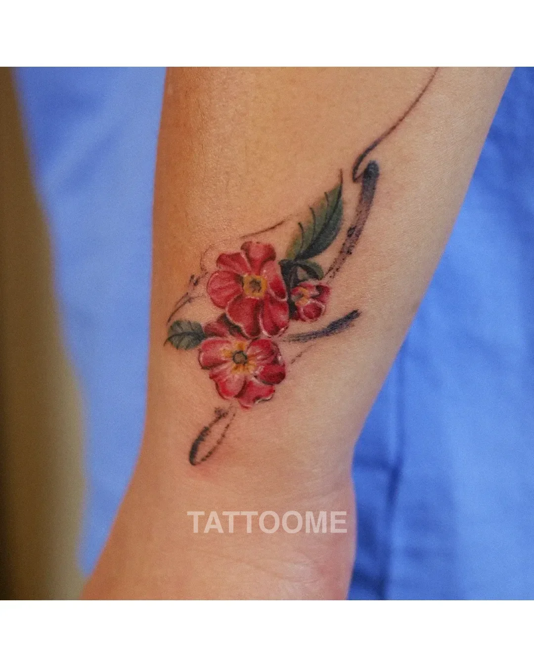 감성타투 꽃1 - nimm_tattoo