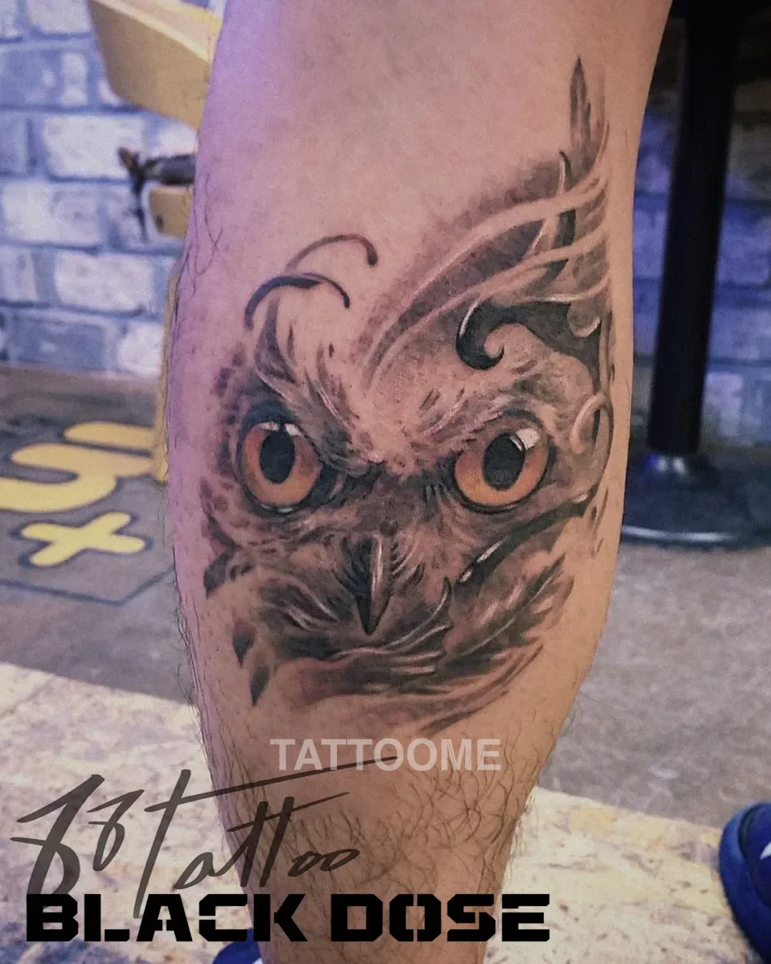 블랙앤그레이 부엉이타투 - 88_tattoo