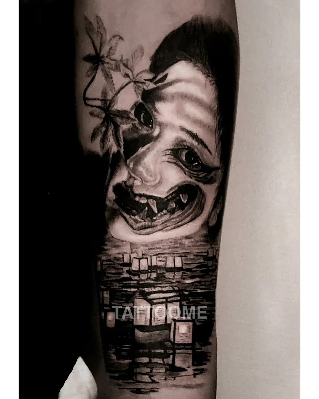블랙앤그레이 여성 - chedo_tattooism 7