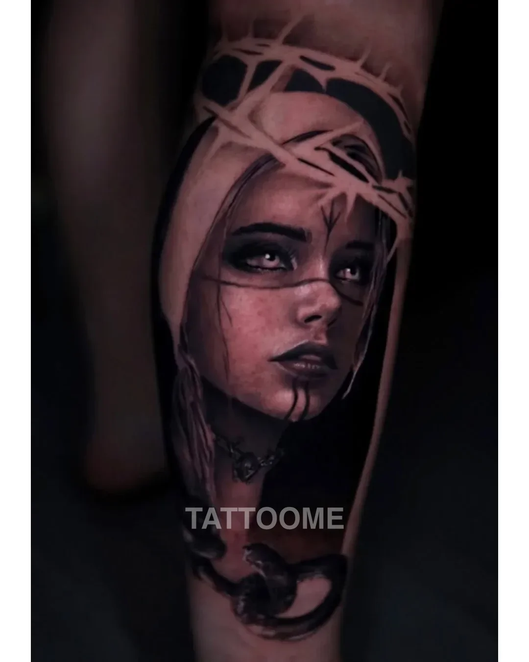 블랙앤그레이 블렉엔그레이 종아리 - joy.tattooer