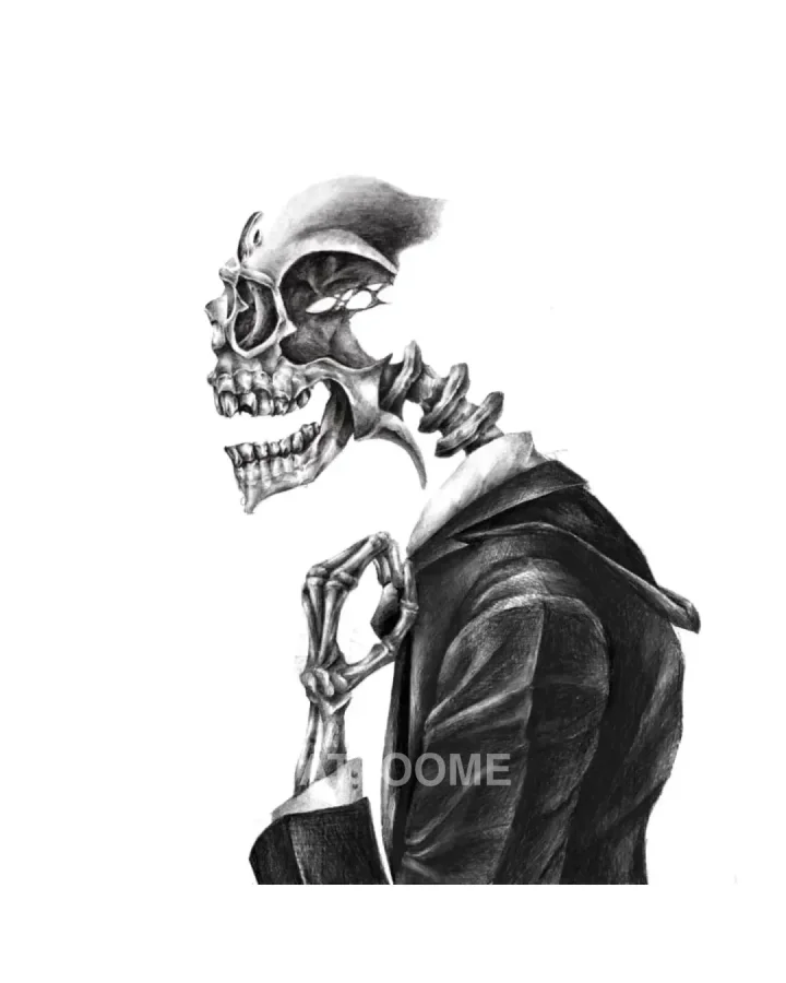 블랙워크 도안 해골2 - bancsi_tt