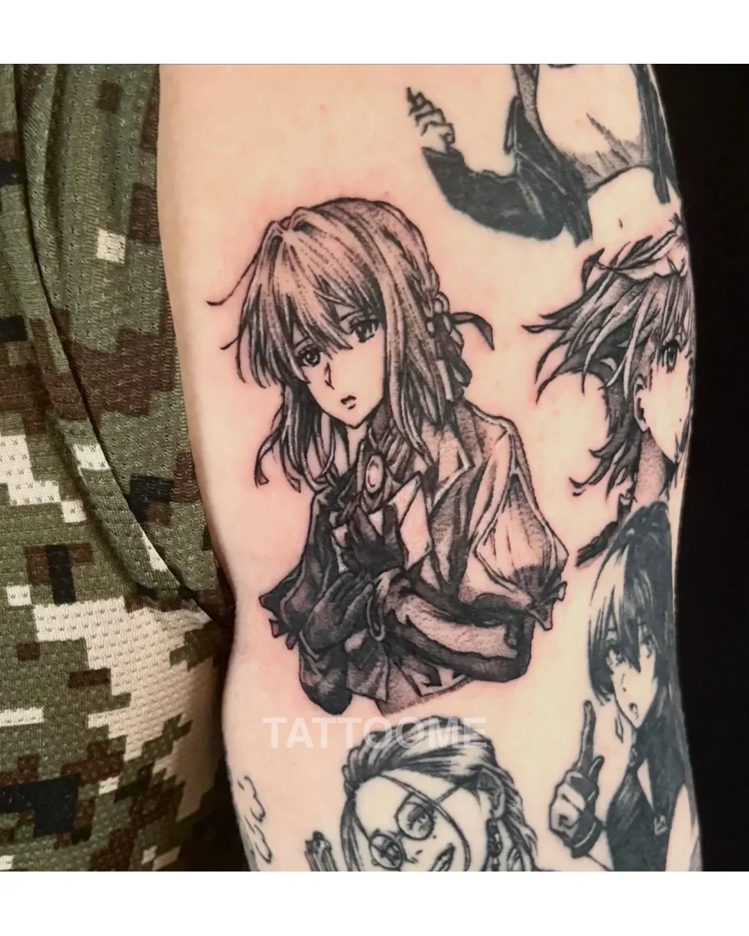 바이올렛에버가든 애니타투 - tattooist_culp