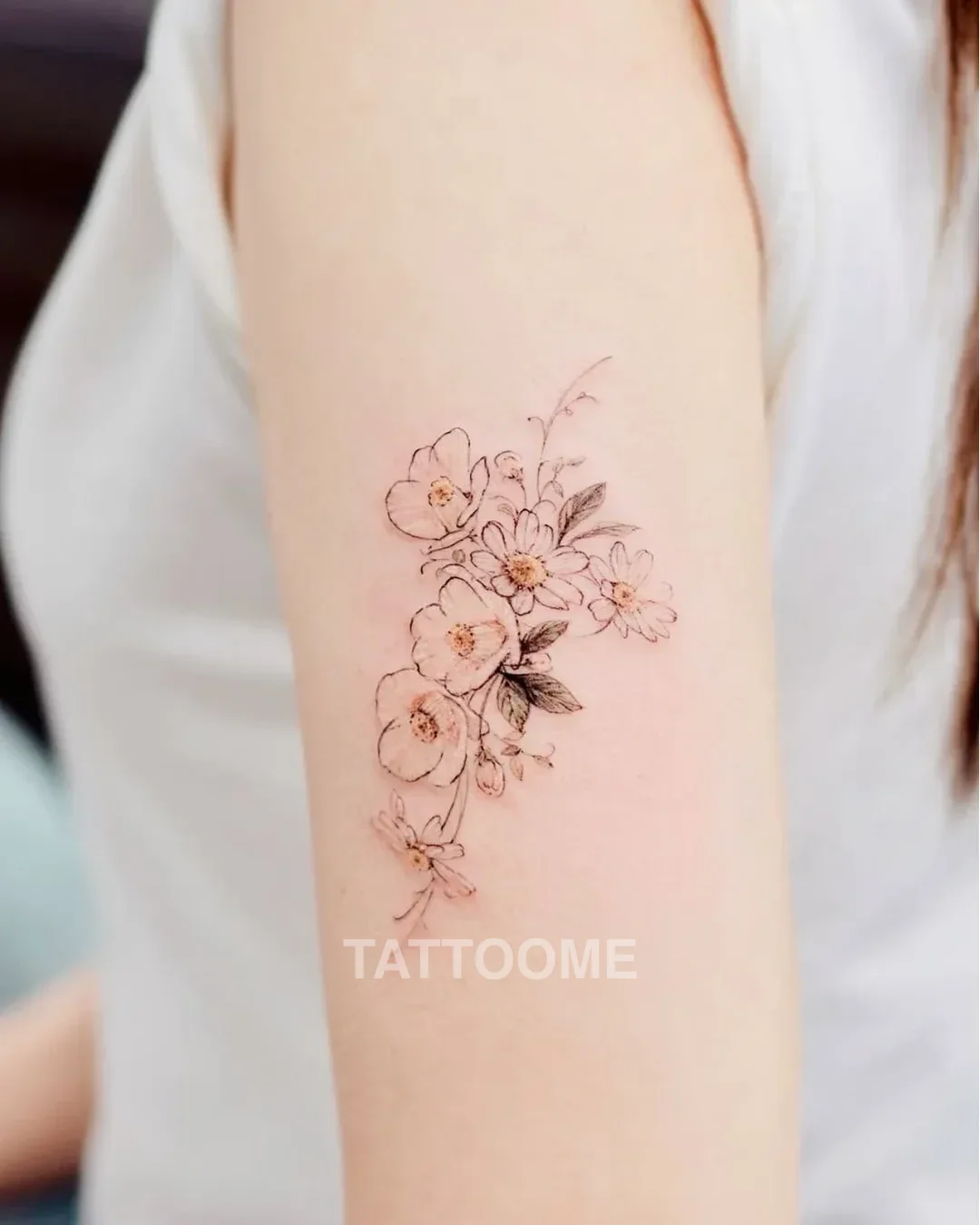 감성타투 꽃 - matt_tattooist