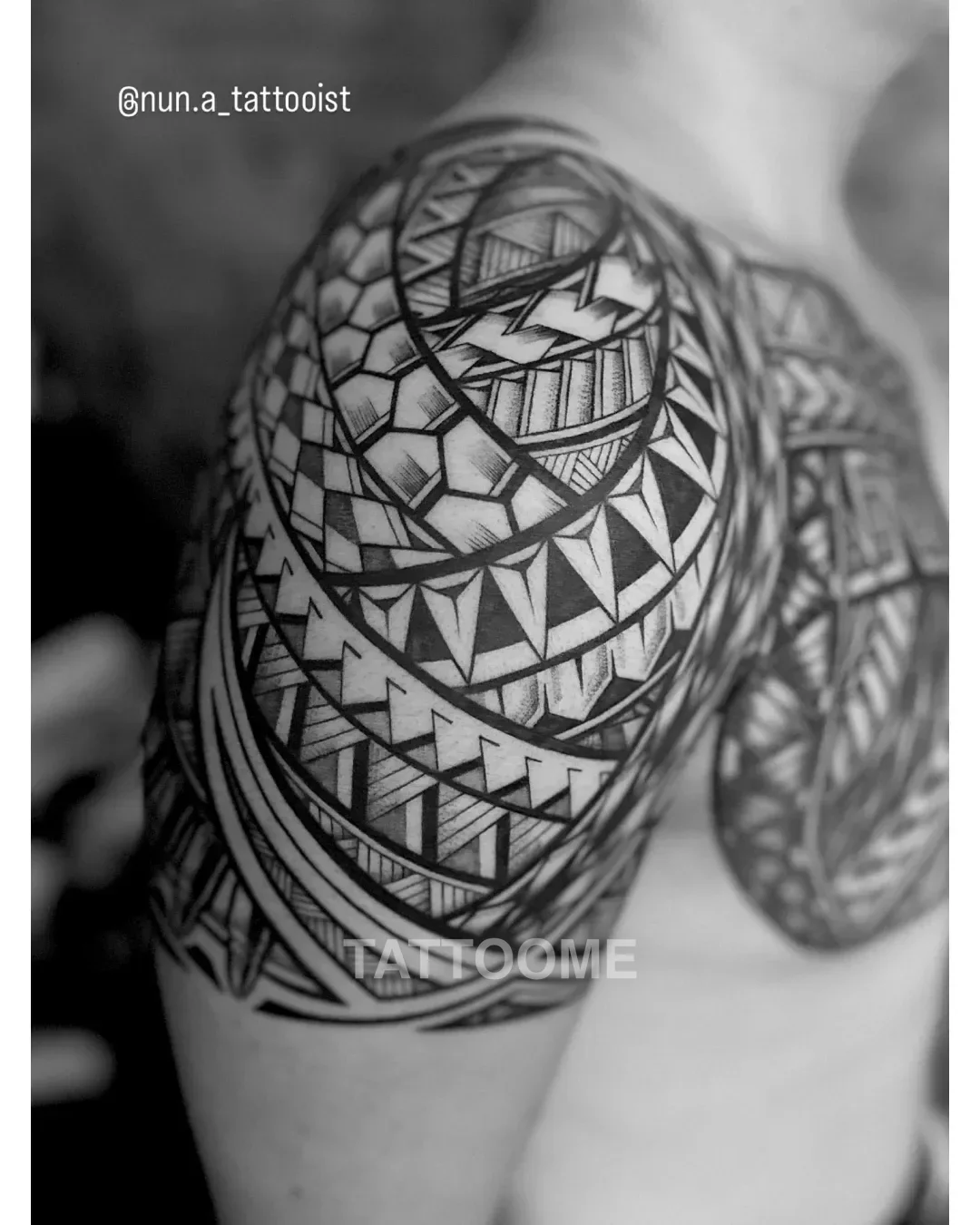 폴리네시안 팔 - nun.a_tattooist