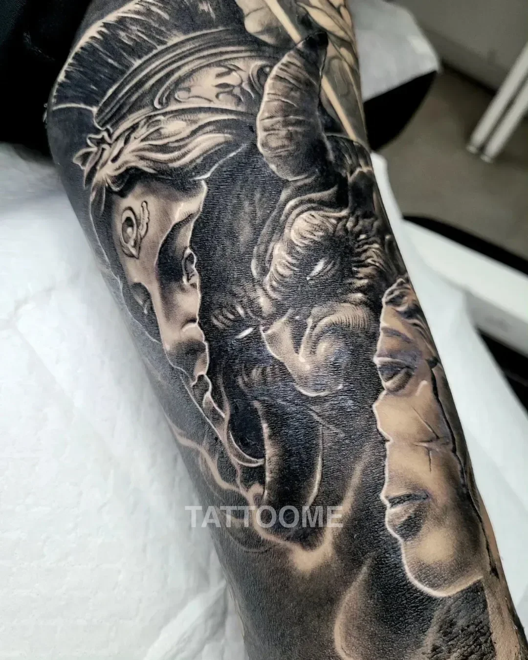 블랙앤그레이 타투 4 - ma_ha_tattoo