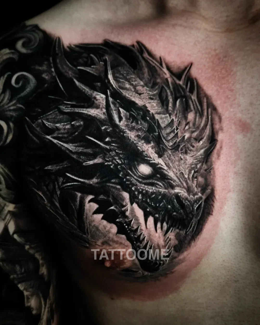 블랙앤그레이 용 - rosso_tattooer