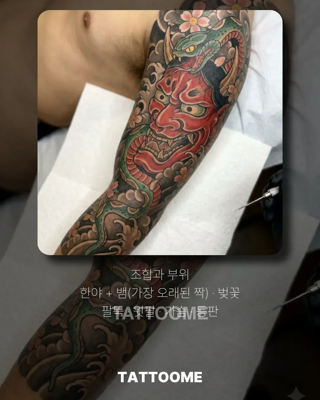한야와 뱀 조합, 어울리는 부위