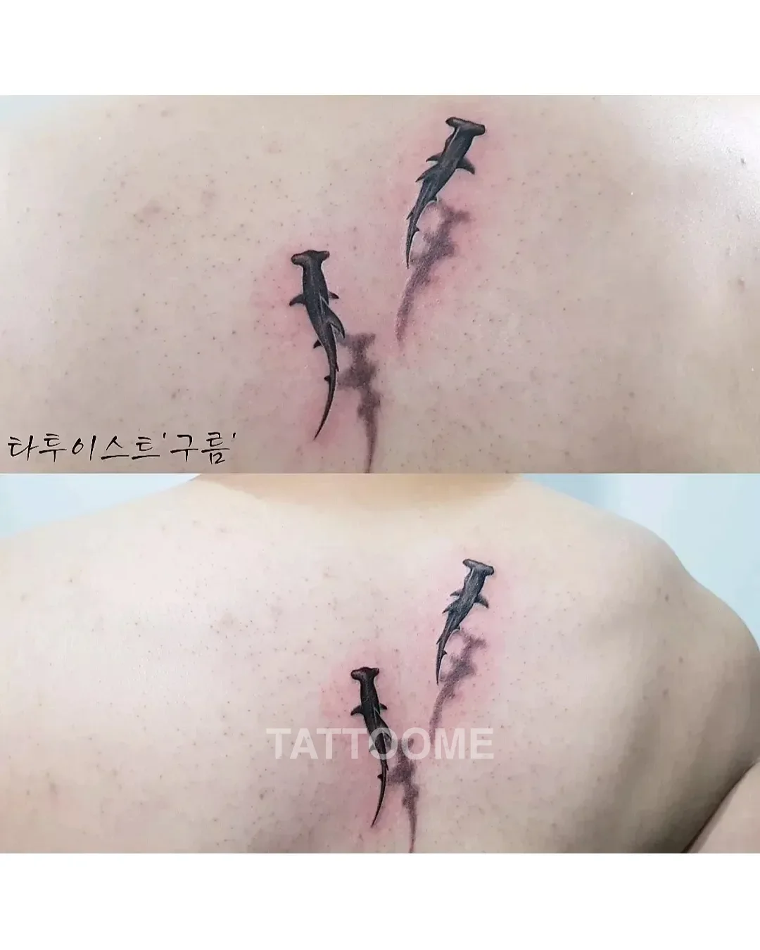미니 귀상어타투 - tattooist_gurum_ 2