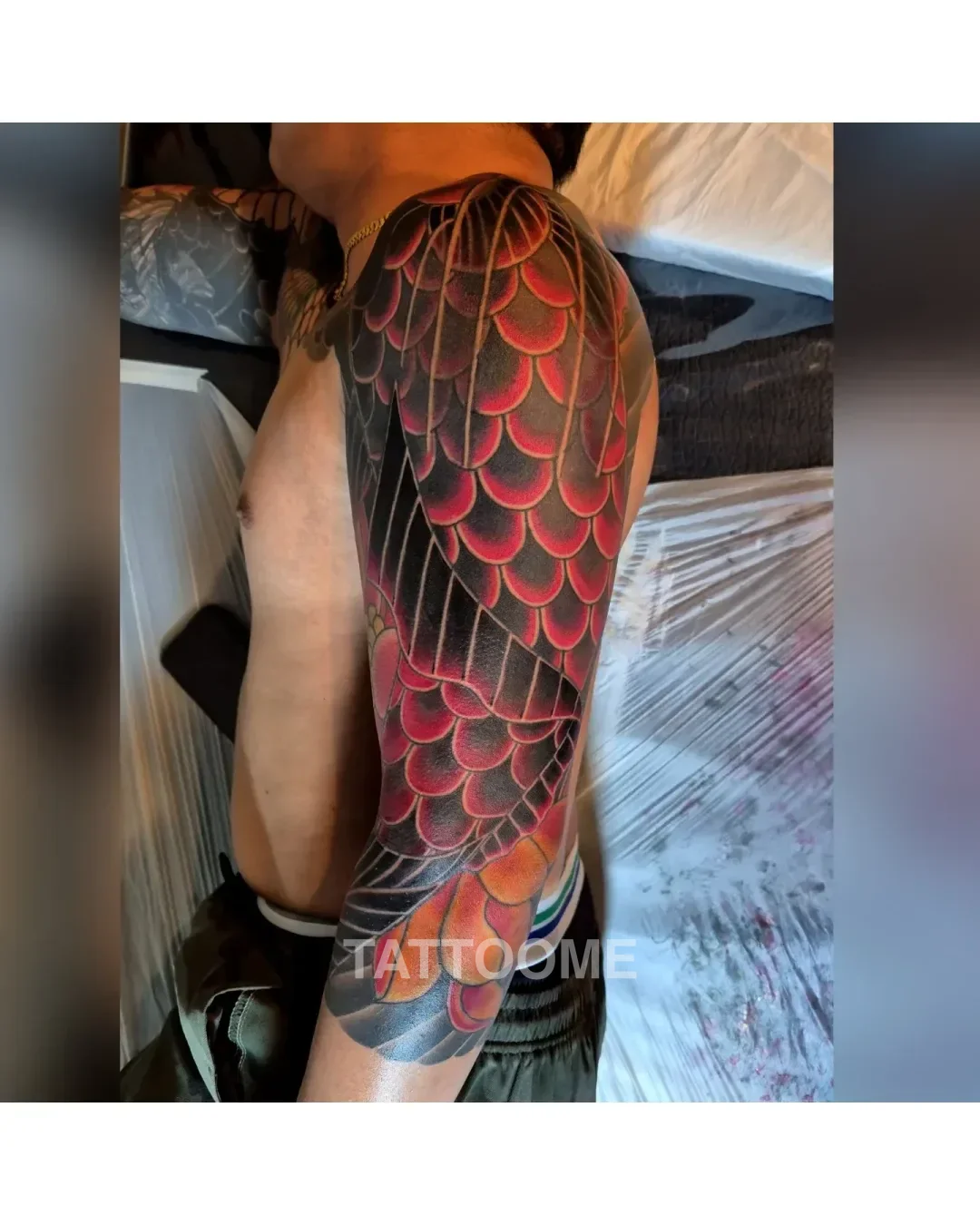 이레즈미 잉어 칠부 - tattooist_yuye 5