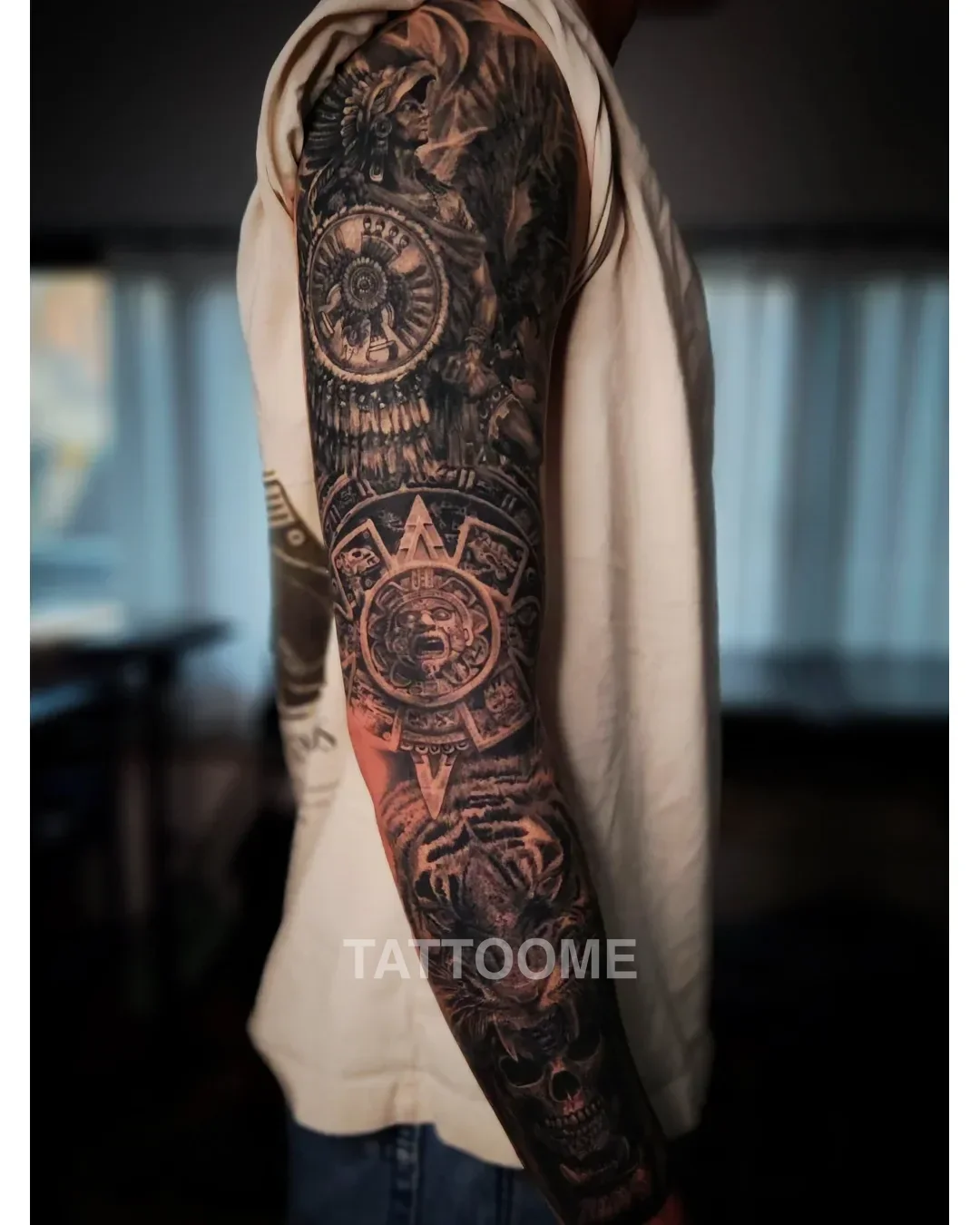 블랙앤그레이 긴팔 - rosso_tattooer