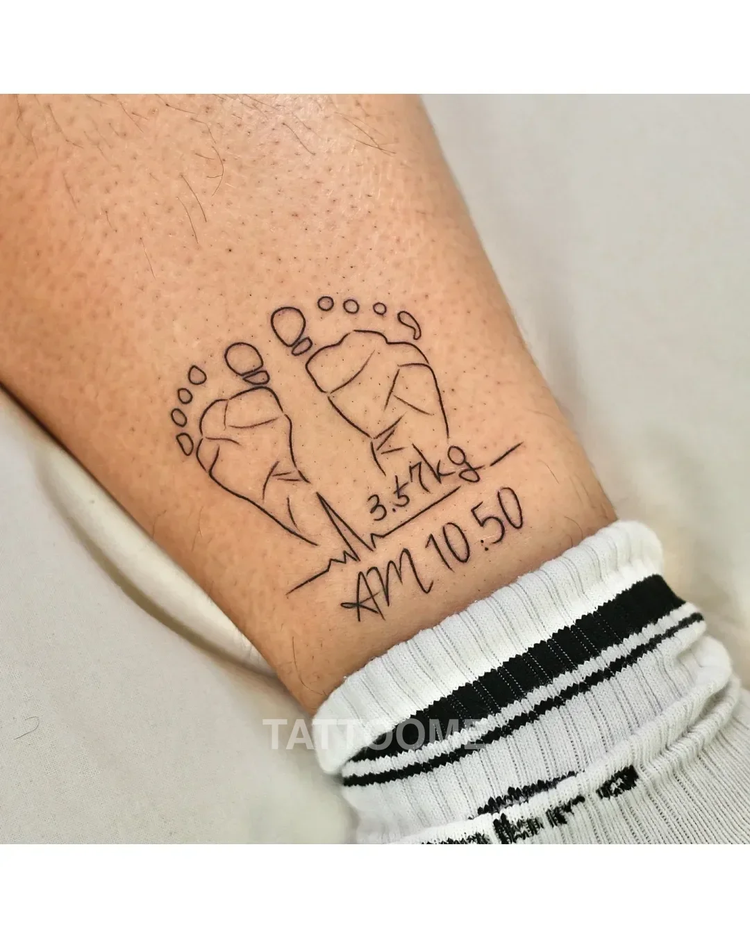 라인워크 발도장 - tattooer_oom