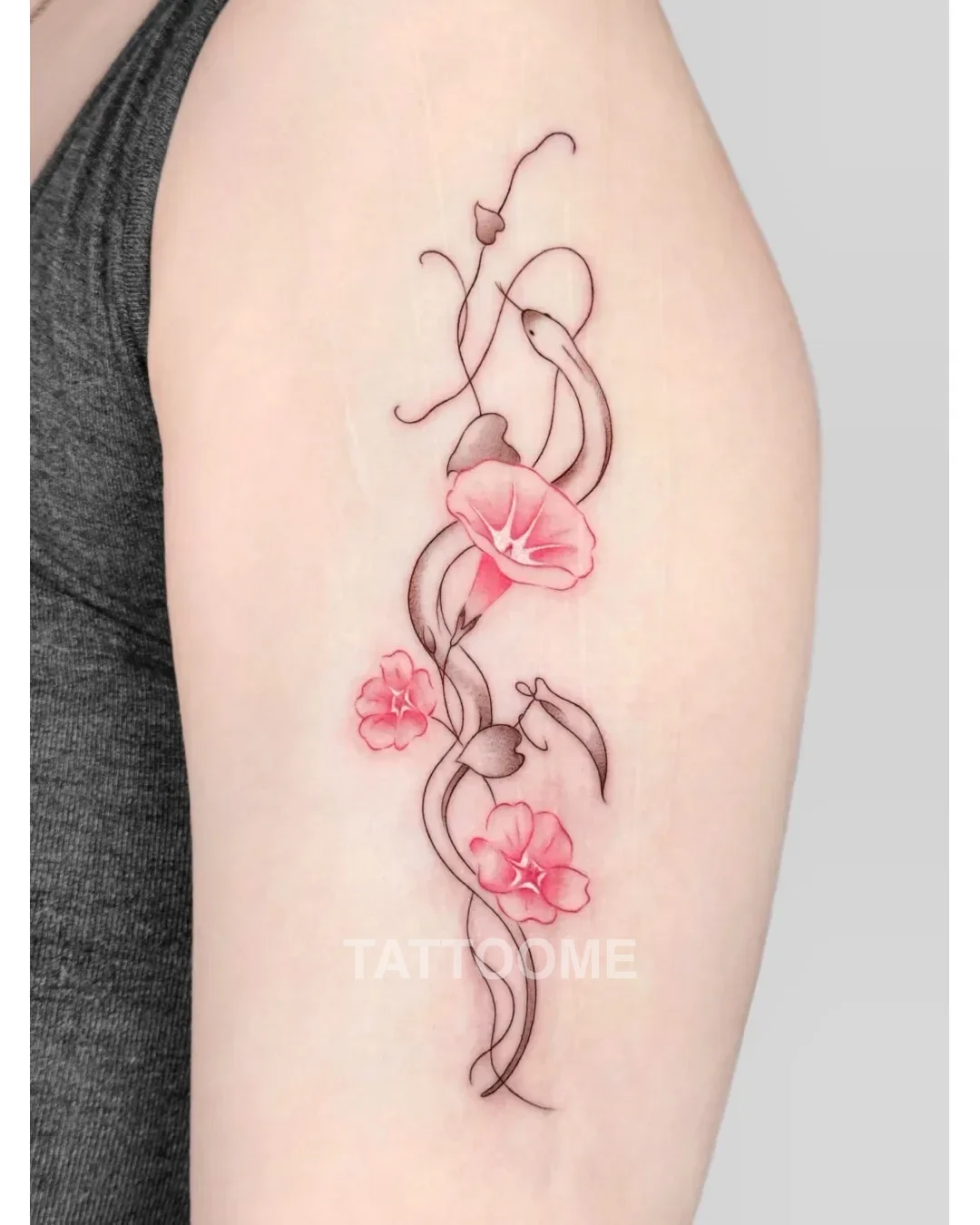 감성타투 꽃 - ongi_tattoo